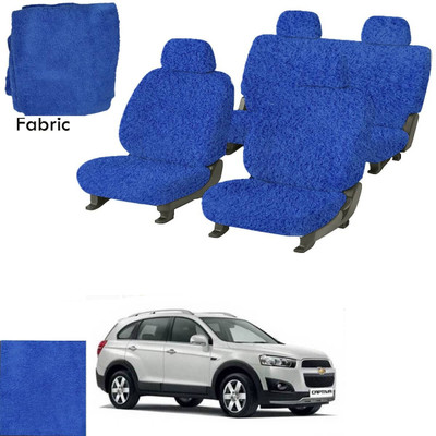 Crokrok Fabric Car Seat Cover For Chevrolet Captiva(Front Detachable Headrest, Mono Back Seat, With Back Seat Arm Rest, 5 Seater, 2 Back Seat Head Rests)