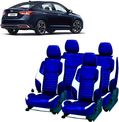 JMDi PU Leather Car Seat Cover For Hyundai Verna(Fixed Head Rest, Mono Back Seat, Without Back Seat Arm Rest, 5 Seater, 2 Back Seat Head Rests)