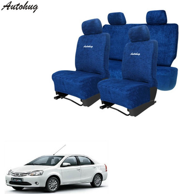 Autohug Cotton Car Seat Cover For Toyota Etios(Front Detachable Headrest, Mono Back Seat, Without Back Seat Arm Rest, 5 Seater)