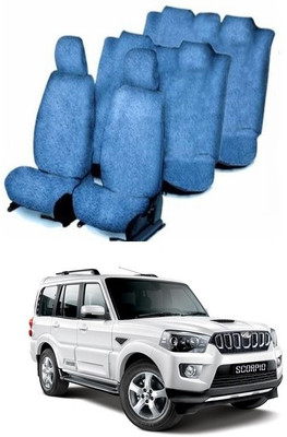 Autohug Cotton Car Seat Cover For Mahindra Scorpio 7S(All Detachable Headrest, Mono Back Seat, Without Back Seat Arm Rest, 7 Seater, 2 Back Seat Head Rests)