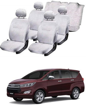 Autohug Cotton Car Seat Cover For Toyota Innova 8S(All Detachable Headrest, Split Back Seat, Without Back Seat Arm Rest, 8 Seater, 2 Back Seat Head Rests)