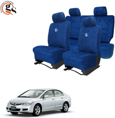GSE Cotton Car Seat Cover For Honda Civic(All Detachable Headrest, Mono Back Seat, With Back Seat Arm Rest, 5 Seater, 2 Back Seat Head Rests)
