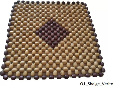 Q1 Beads Wooden Car Seat Cover For Universal For Car Verito(4 Seater)