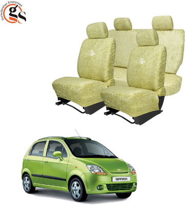 GSE Cotton Car Seat Cover For Chevrolet Spark(All Detachable Headrest, Mono Back Seat, Without Back Seat Arm Rest, 5 Seater, 2 Back Seat Head Rests)
