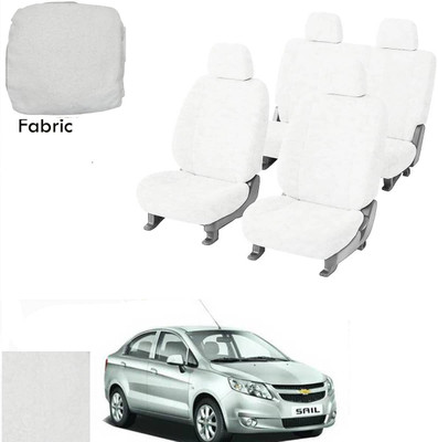 Crokrok Fabric Car Seat Cover For Chevrolet Sail(Front Detachable Headrest, Mono Back Seat, With Back Seat Arm Rest, 5 Seater, 2 Back Seat Head Rests)