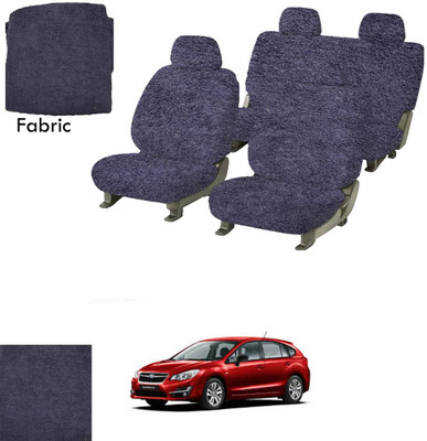 Crokrok Fabric Car Seat Cover For Subaru Impreza(Front Detachable Headrest, Mono Back Seat, With Back Seat Arm Rest, 5 Seater, 2 Back Seat Head Rests)