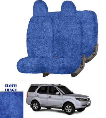 REPLEY Cotton Car Seat Cover For Tata Safari(Front Detachable Headrest, Without Back Seat Arm Rest, 7 Seater, 2 Back Seat Head Rests)