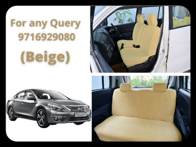 Chiefride Cotton Car Seat Cover For Nissan Teana(All Detachable Headrest, With Back Seat Arm Rest, 5 Seater, 2 Back Seat Head Rests)