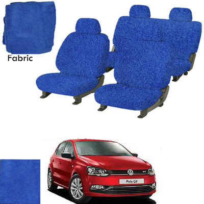 Crokrok Fabric Car Seat Cover For Volkswagen Polo(Front Detachable Headrest, Mono Back Seat, With Back Seat Arm Rest, 5 Seater, 2 Back Seat Head Rests)