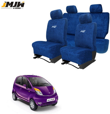 JMJW & SONS Cotton Car Seat Cover For Tata Nano(All Detachable Headrest, Mono Back Seat, Without Back Seat Arm Rest, 5 Seater, 2 Back Seat Head Rests)