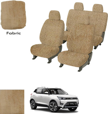 Crokrok Fabric Car Seat Cover For Mahindra XUV300(Front Detachable Headrest, Mono Back Seat, With Back Seat Arm Rest, 5 Seater, 2 Back Seat Head Rests)