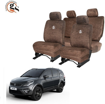 GSE Cotton Car Seat Cover For Tata Hexa(All Detachable Headrest, Split Back Seat, With Back Seat Arm Rest, 5 Seater, 3 Back Seat Head Rests)