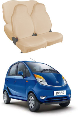 Autoxygen Cotton Car Seat Cover For Tata Nano(Fixed Head Rest, Mono Back Seat, Without Back Seat Arm Rest, 5 Seater, 2 Back Seat Head Rests)