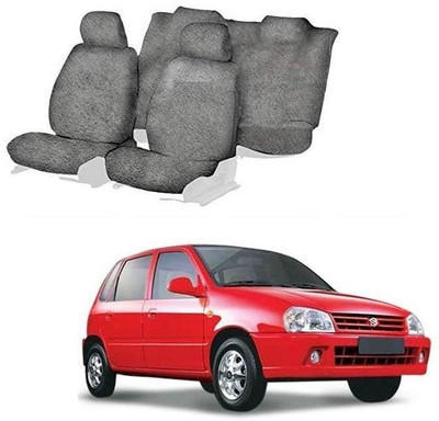 Autohug Cotton Car Seat Cover For Maruti Zen(Front Detachable Headrest, Mono Back Seat, Without Back Seat Arm Rest, 5 Seater, 2 Back Seat Head Rests)
