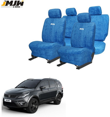 JMJW & SONS Cotton Car Seat Cover For Tata Hexa(All Detachable Headrest, Split Back Seat, With Back Seat Arm Rest, 5 Seater, 3 Back Seat Head Rests)