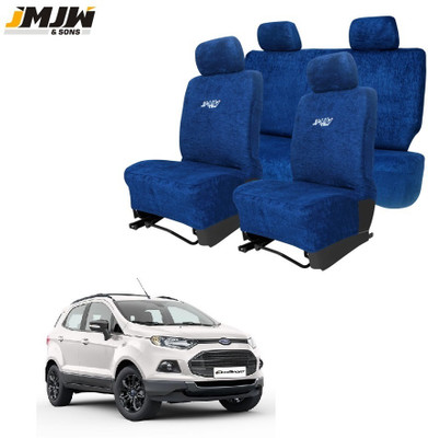 JMJW & SONS Cotton Car Seat Cover For Ford Ecosport(All Detachable Headrest, Mono Back Seat, Without Back Seat Arm Rest, 5 Seater, 2 Back Seat Head Rests)