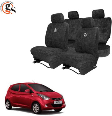 GSE Cotton Car Seat Cover For Hyundai Eon(All Detachable Headrest, Mono Back Seat, Without Back Seat Arm Rest, 5 Seater, 2 Back Seat Head Rests)
