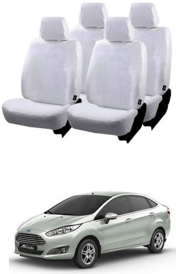 CushionCrafters Cotton Car Seat Cover For Ford Fiesta(All Detachable Headrest, Mono Back Seat, With Back Seat Arm Rest, 5 Seater, 2 Back Seat Head Rests)