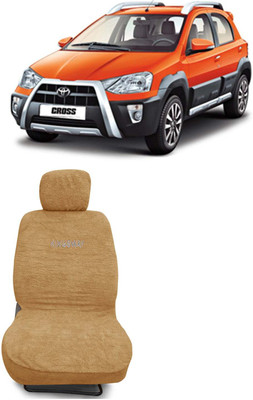 Kingsway Cotton Car Seat Cover For Toyota Etios Cross(Detachable Head Rest, 5 Seater)