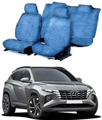 JMJW & SONS Cotton Car Seat Cover For Hyundai Tucson(All Detachable Headrest, Split Back Seat, With Back Seat Arm Rest, 5 Seater, 3 Back Seat Head Rests)