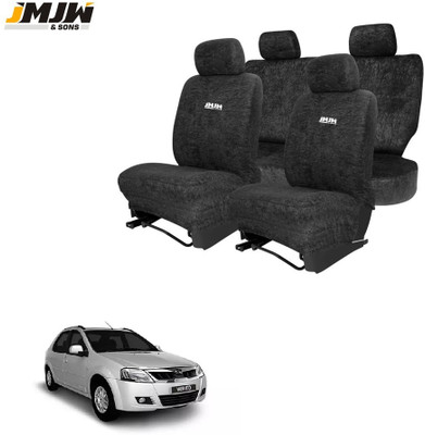 JMJW & SONS Cotton Car Seat Cover For Mahindra Verito(All Detachable Headrest, Mono Back Seat, Without Back Seat Arm Rest, 5 Seater, 3 Back Seat Head Rests)