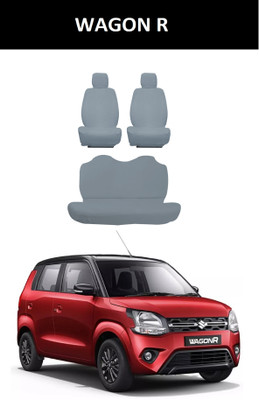 Autoxygen Cotton Car Seat Cover For Maruti WagonR(Front Detachable Headrest, Mono Back Seat, Without Back Seat Arm Rest, 5 Seater)