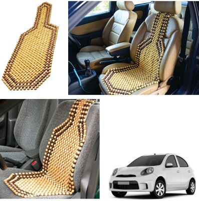 Peepsstore Wooden Car Seat Cover For Nissan Micra Active(NA, Mono Back Seat, Without Back Seat Arm Rest, 1 Seater)