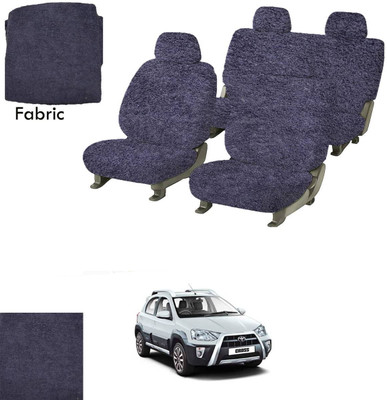 Crokrok Fabric Car Seat Cover For Toyota Etios Cross(Front Detachable Headrest, Mono Back Seat, With Back Seat Arm Rest, 5 Seater, 2 Back Seat Head Rests)