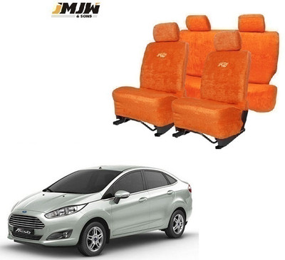 JMJW & SONS Cotton Car Seat Cover For Ford Fiesta(All Detachable Headrest, Mono Back Seat, With Back Seat Arm Rest, 5 Seater, 2 Back Seat Head Rests)