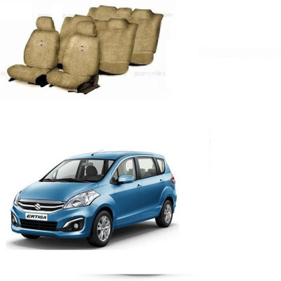 JMJW & SONS Cotton Car Seat Cover For Maruti Ertiga(With Back Seat Arm Rest, 7 Seater)