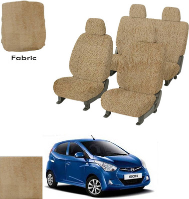 Crokrok Fabric Car Seat Cover For Hyundai Eon(Front Detachable Headrest, Mono Back Seat, With Back Seat Arm Rest, 5 Seater, 2 Back Seat Head Rests)