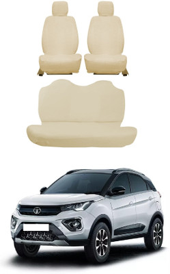 Autoxygen Cotton Car Seat Cover For Tata Nexon(Front Detachable Headrest, Mono Back Seat, Without Back Seat Arm Rest, 5 Seater, 2 Back Seat Head Rests)