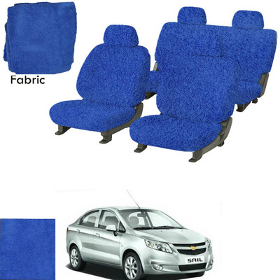 Crokrok Fabric Car Seat Cover For Chevrolet Sail(Front Detachable Headrest, Mono Back Seat, With Back Seat Arm Rest, 5 Seater, 2 Back Seat Head Rests)