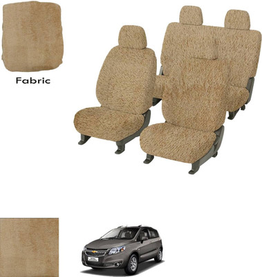 Crokrok Fabric Car Seat Cover For Chevrolet Sail Hatchback(Front Detachable Headrest, Mono Back Seat, With Back Seat Arm Rest, 5 Seater, 2 Back Seat Head Rests)