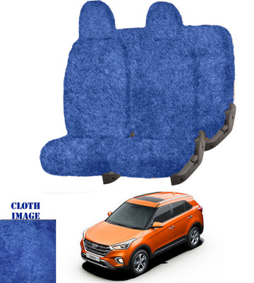 REPLEY Cotton Car Seat Cover For Hyundai Creta(Front Detachable Headrest, Without Back Seat Arm Rest, 5 Seater, 2 Back Seat Head Rests)