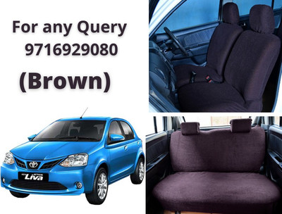 Atist Cotton Car Seat Cover For Toyota Etios Liva(5 Seater)