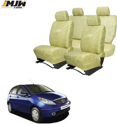 JMJW & SONS Cotton Car Seat Cover For Tata Indica Vista(Front Detachable Headrest, Mono Back Seat, Without Back Seat Arm Rest, 5 Seater)