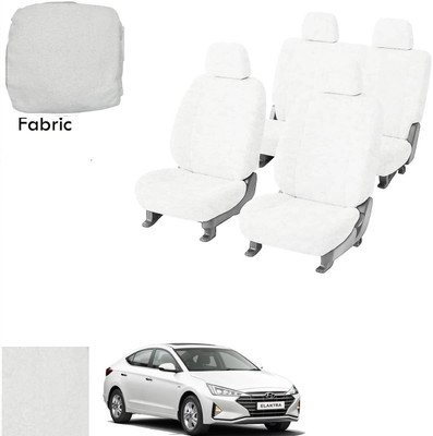 Crokrok Fabric Car Seat Cover For Hyundai Elantra(Front Detachable Headrest, Mono Back Seat, With Back Seat Arm Rest, 5 Seater, 2 Back Seat Head Rests)