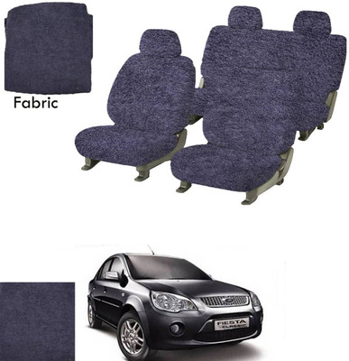 Crokrok Fabric Car Seat Cover For Ford Fiesta(Front Detachable Headrest, Mono Back Seat, With Back Seat Arm Rest, 5 Seater, 2 Back Seat Head Rests)