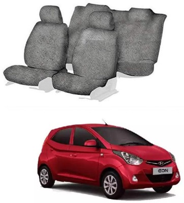 Autohug Cotton Car Seat Cover For Hyundai Eon(Fixed Head Rest, Mono Back Seat, Without Back Seat Arm Rest, 5 Seater, 2 Back Seat Head Rests)