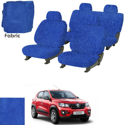 Crokrok Fabric Car Seat Cover For Renault Kwid(Front Detachable Headrest, Mono Back Seat, With Back Seat Arm Rest, 5 Seater, 2 Back Seat Head Rests)