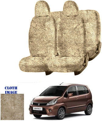 REPLEY Cotton Car Seat Cover For Maruti Zen Estilo(Front Detachable Headrest, Without Back Seat Arm Rest, 5 Seater, 2 Back Seat Head Rests)
