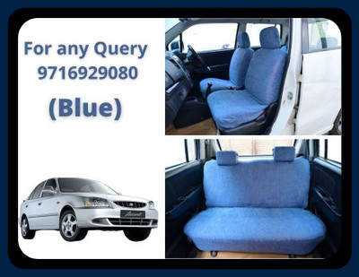 Chiefride Cotton Car Seat Cover For Hyundai Accent(All Detachable Headrest, With Back Seat Arm Rest, 5 Seater, 2 Back Seat Head Rests)