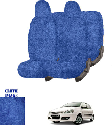 REPLEY Cotton Car Seat Cover For Tata Indica V2(Front Detachable Headrest, Without Back Seat Arm Rest, 5 Seater, 2 Back Seat Head Rests)
