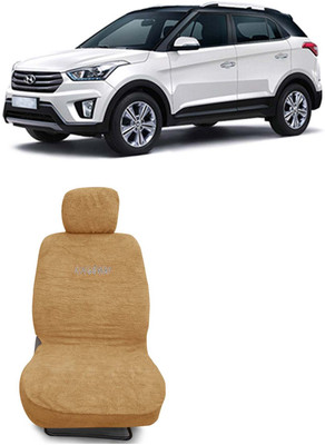 Kingsway Cotton Car Seat Cover For Hyundai Creta(Detachable Head Rest, 5 Seater)