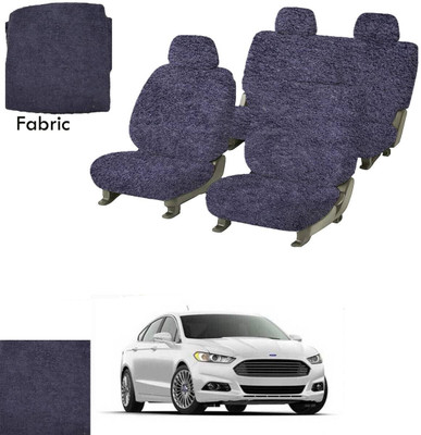 Crokrok Fabric Car Seat Cover For Ford Fusion(Front Detachable Headrest, Mono Back Seat, With Back Seat Arm Rest, 5 Seater, 2 Back Seat Head Rests)