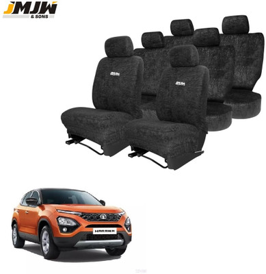 JMJW & SONS Cotton Car Seat Cover For Tata Harrier(All Detachable Headrest, Split Back Seat, With Back Seat Arm Rest, 7 Seater, 3 Back Seat Head Rests)