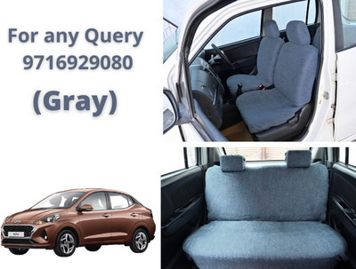 Atist Cotton Car Seat Cover For Hyundai Aura(5 Seater)