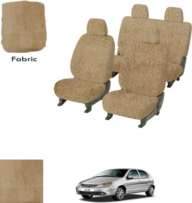 Crokrok Fabric Car Seat Cover For Tata Indica eV2(Front Detachable Headrest, Mono Back Seat, With Back Seat Arm Rest, 5 Seater, 2 Back Seat Head Rests)