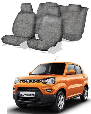 GSE Cotton Car Seat Cover For Maruti S-Presso(Fixed Head Rest, Mono Back Seat, Without Back Seat Arm Rest, 5 Seater)